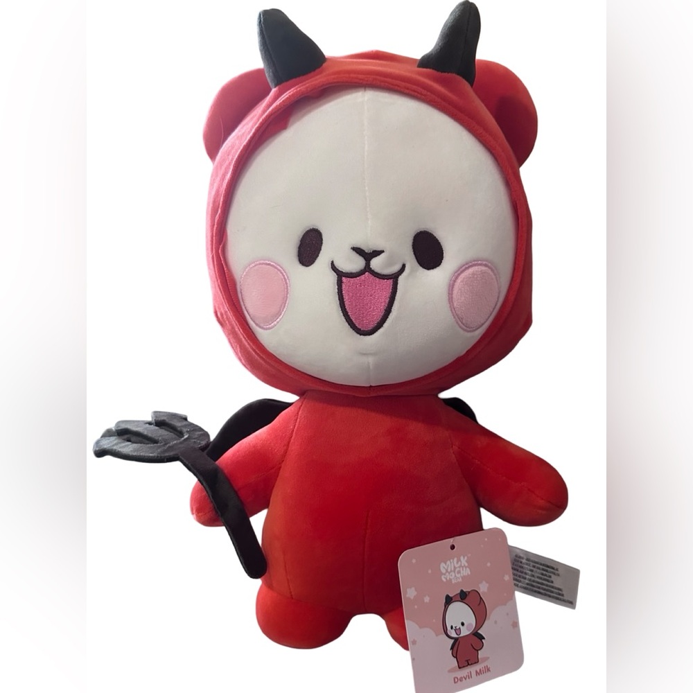 Milk Mocha Bear Devil Milk 18" plush RARE NWT